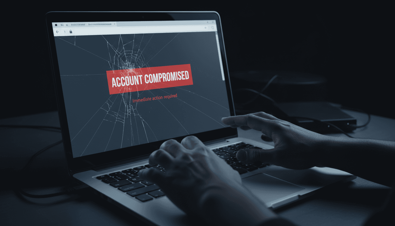 Hacked account restoration